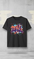 Purple Pop Graffiti Artist Collab Tee